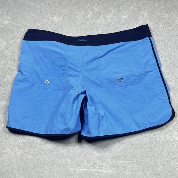Tommy Bahama Swim Trunks Mens Large Blue Pockets Drawstring 5.5 Inseam No Liner - Picture 7 of 10